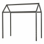 Module de lit maison 90 x 200 - Perle fumée Ma couleur