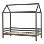 Module de lit maison 90 x 200 - Perle fumée Ma couleur