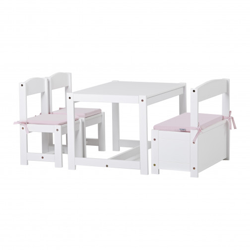 Mathilde Enfant's Set avec Bigage, Blanc