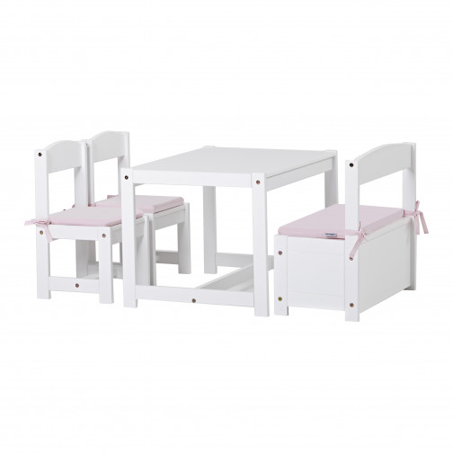 Mathilde Enfant's Set avec Bigage, Blanc