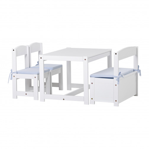 Mathilde Enfant's Set avec Bigage, Blanc