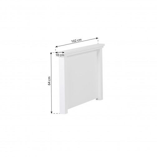 MAJA Deluxe Lit fin, moyen, blanc