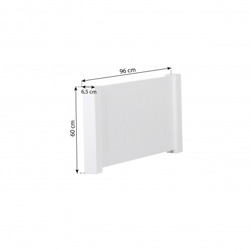 NOAH Deluxe Lit fin, moyen, blanc