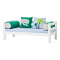 Lit Junior Premium avec dossier 70x160cm, blanc