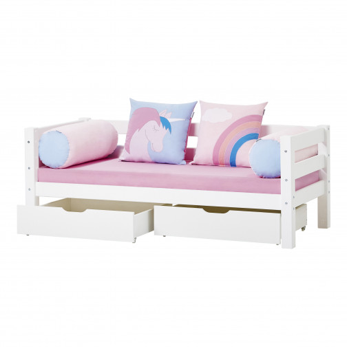 Lit Junior Premium avec dossier 70x160cm, blanc