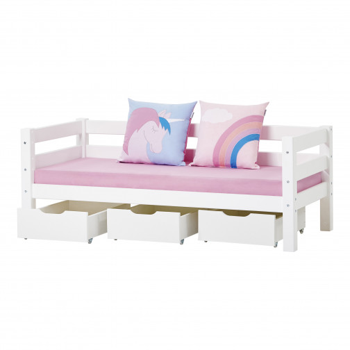 Lit Junior Premium avec dossier 70x160cm, blanc