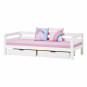 Lit Junior Premium avec dossier 90x200cm, blanc