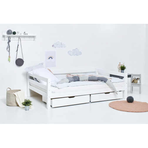 Lit Junior Premium avec dossier 120 x 200 cm, blanc