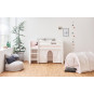 MODULEE POUR PRIMIUM Lit mezzanine  70x160cm, blanc