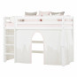 MODUDE POUR PREMIUM MIX HIGH LIT 90X200 cm, blanc
