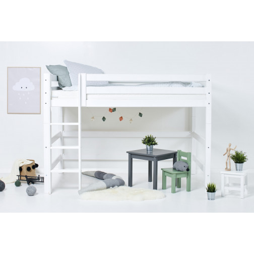 Module de lit haut de gamme de haut niveau 120 x 200 - Blanc