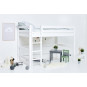 Module de lit haut de gamme de haut niveau 120 x 200 - Blanc