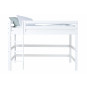 Module de lit haut de gamme de haut niveau 120 x 200 - Blanc