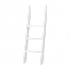 Échelle pour une lit mezzanine haut de gamme, inclinable, blanc