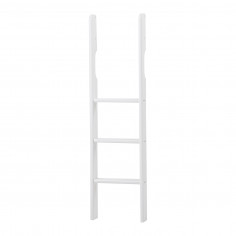 Échelle pour des lits superposés premium, droit, blanc