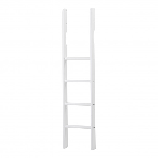 Échelle pour dormeur haute premium, droite, blanc