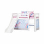 Glisser pour une lit mezzanine haut de gamme, toutes tailles, blanc