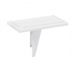 Table d'appoint de lit Premium, blanc