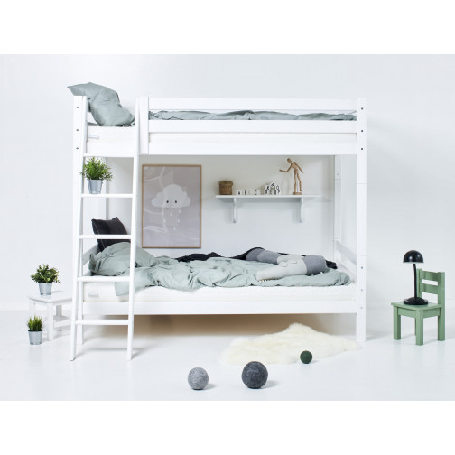 Échelle pour dormeur élevée de qualité supérieure, inclinable, blanc