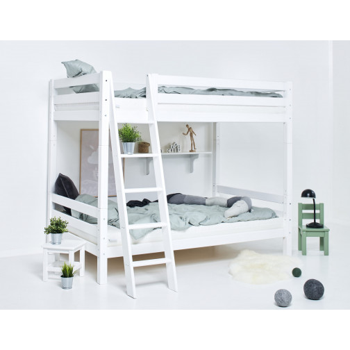 Échelle pour dormeur élevée de qualité supérieure, inclinable, blanc