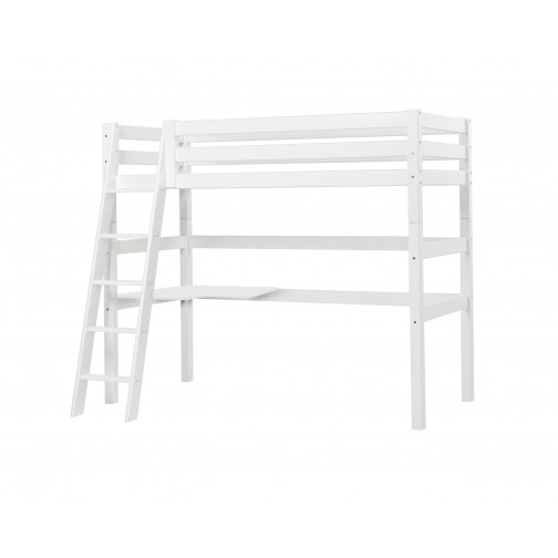 Coin-tabletop pour dormeur haut et élevé, blanc