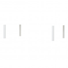 Jambes de haute distance pour les lits superposés - blanc