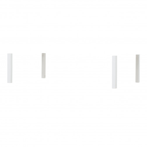 Jambes de haute distance pour les lits superposés - blanc