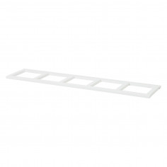 Étagère de rangement, 1, blanc