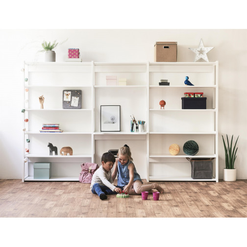 Étagère de rangement, 1, blanc