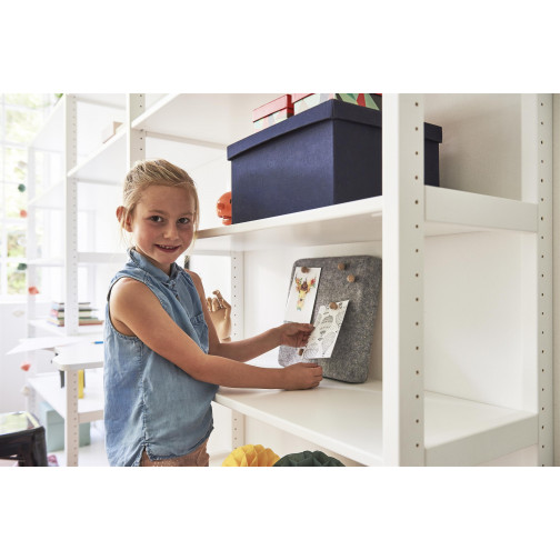 Étagère de rangement, 1, blanc