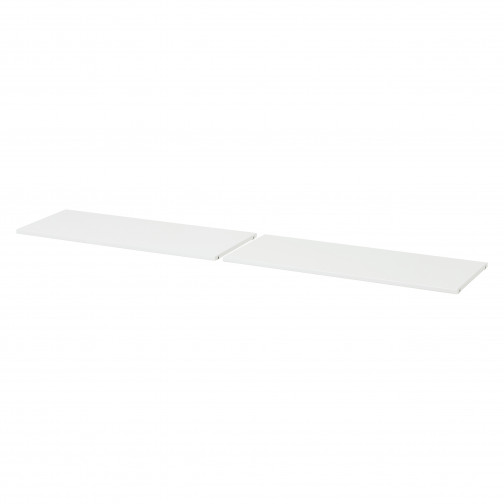 Ensemble de rangement avec 2 étagères, 100 cm, blanc