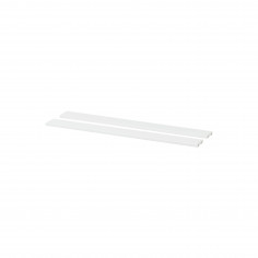 Set d'étage avec 2 supports croisés, 100 cm, blanc