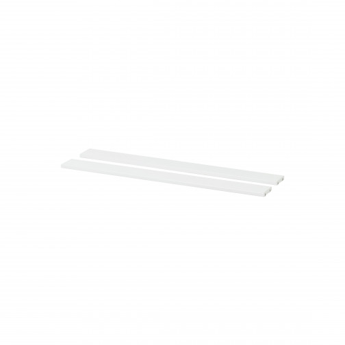 Set d'étage avec 2 supports croisés, 100 cm, blanc