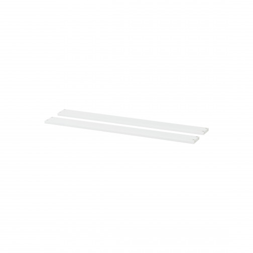 Set d'étage avec 2 supports croisés, 100 cm, blanc