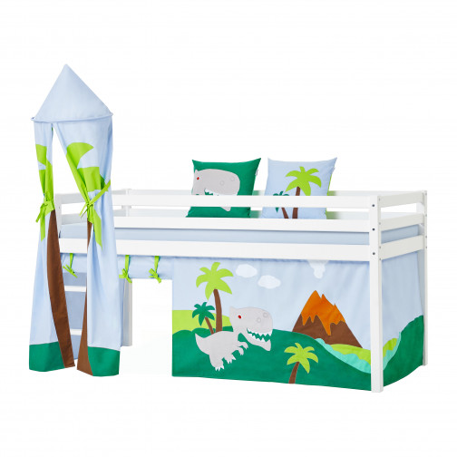 Tour pour un lit mezzanine haut dans toutes les tailles, Dinosaure