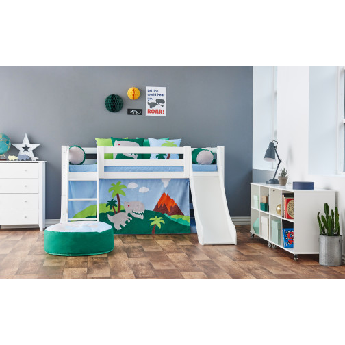 Coussin rond, dinosaure