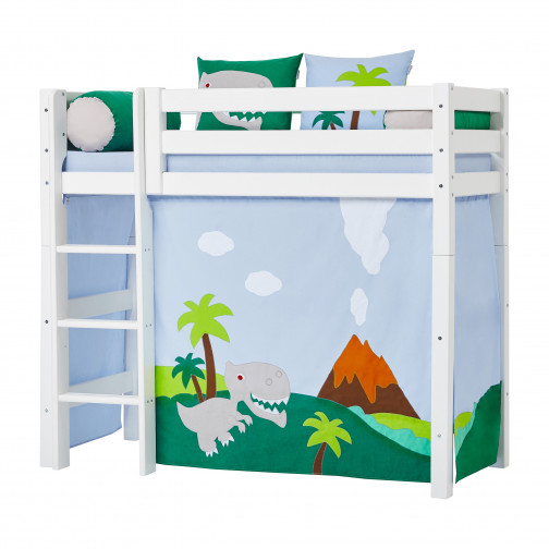 Rideau pour le grand lit hauteur 70x160 cm, dinosaure