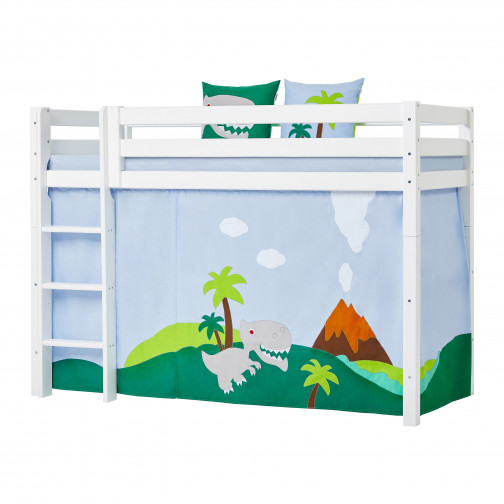 Rideau pour le grand lit 90x200 cm, dinosaure