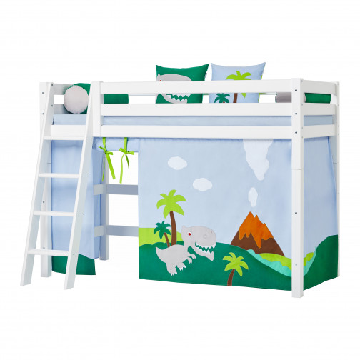 Rideau pour le grand lit 90x200 cm, dinosaure