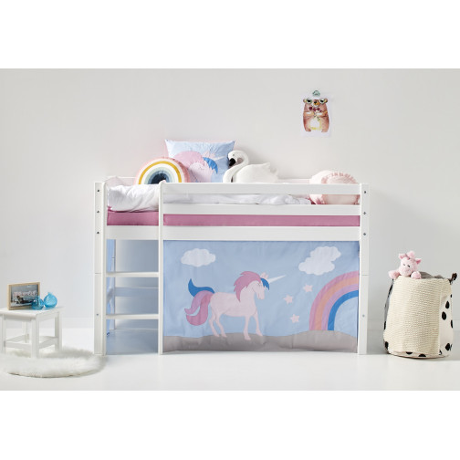 Taie d'oreiller avec 2 oreillers, licorne