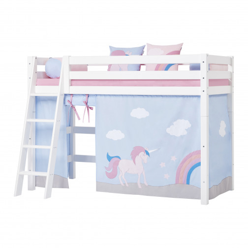 Rideau pour le grand lit 90x200 cm, Licorne