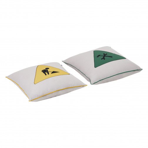 Coussin d'oreiller avec 2 oreillers, construction