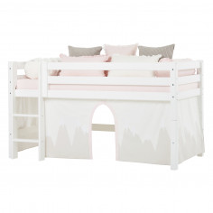 Rideau pour une demi-haute et des lits superposés 90x200 cm, Winter Wonderland