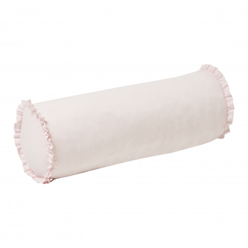 Oreiller rond avec frives, Rosa, Winter Wonderland