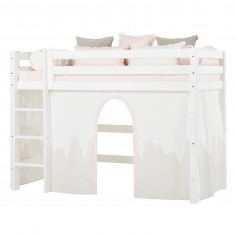 Rideau pour le lit haute hauteur 90x200 cm, Winter Wonderlandland