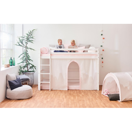 Rideau pour le lit haute hauteur 90x200 cm, Winter Wonderlandland