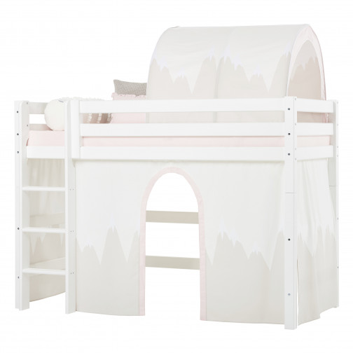 Rideau pour le lit haute hauteur 90x200 cm, Winter Wonderlandland