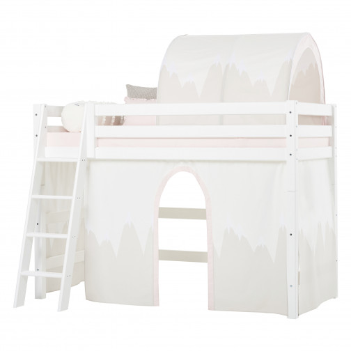 Rideau pour le lit haute hauteur 90x200 cm, Winter Wonderlandland