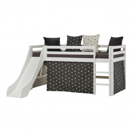 Rideau Animaux granit gris pour un Lit mezzanine  90x200 cm