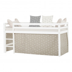 Rideau Animaux Argent Cloud pour un Lit mezzanine  90x200 cm